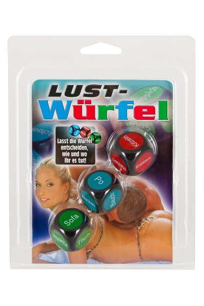 3 lustdobbelstenen duits, - afbeelding 2