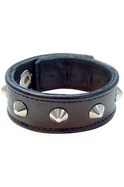 Mister B leren cockstrap met conestuds