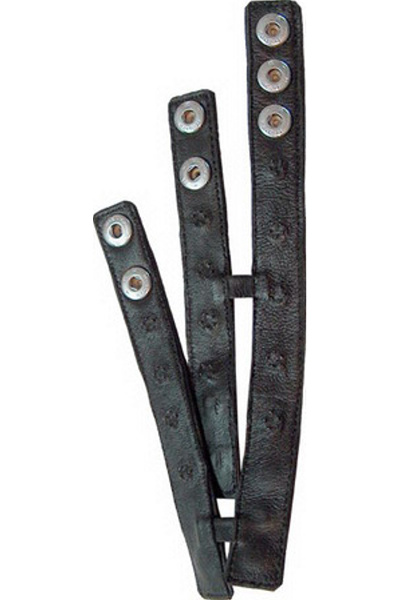 Mister B triple leren cockstrap pin prick small