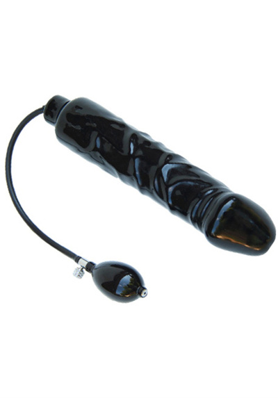 Opblaasbare gargantula dildo - zwart