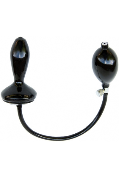 Opblaasbare ballplug harde kern - zwart small