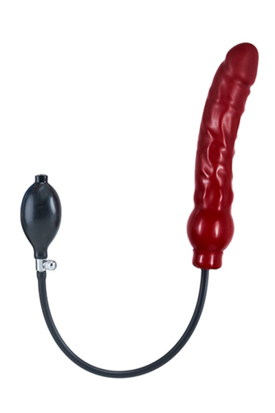 Opblaasbare dildo harde kern - rood large