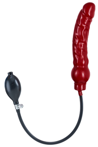 Opblaasbare dildo - rood xl