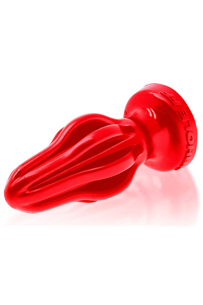 Oxballs airhole-1 finned buttplug - rood - afbeelding 2