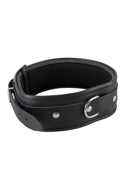 Lederen halsband  - verstelbaar