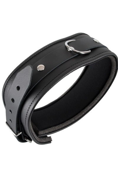 Lederen halsband  - verstelbaar - afbeelding 2
