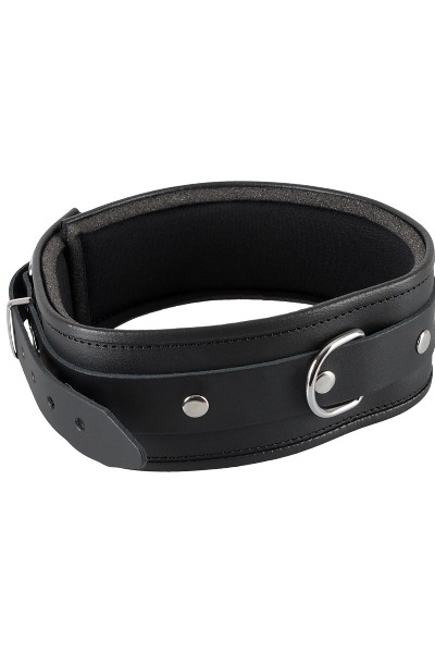 Lederen halsband - verstelbaar