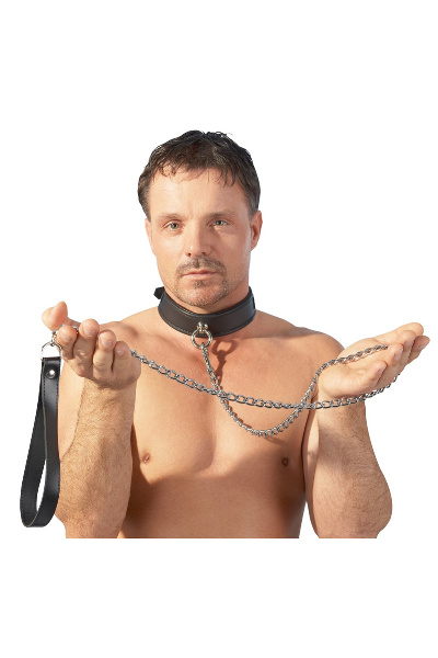 Leren riem 110 cm - afbeelding 2