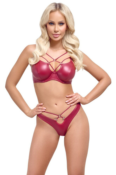 Bra set red 80b/m