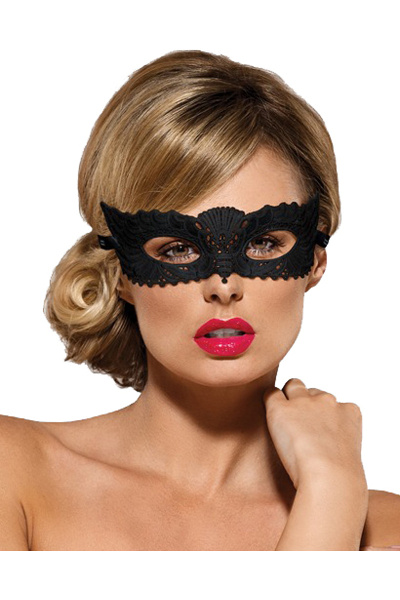 Elegant zwart oogmasker
