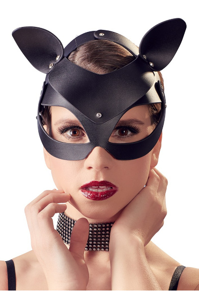 Bad kitty cat mask-steentjes