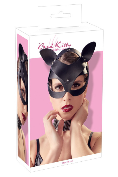 Bad kitty cat mask-steentjes - afbeelding 2