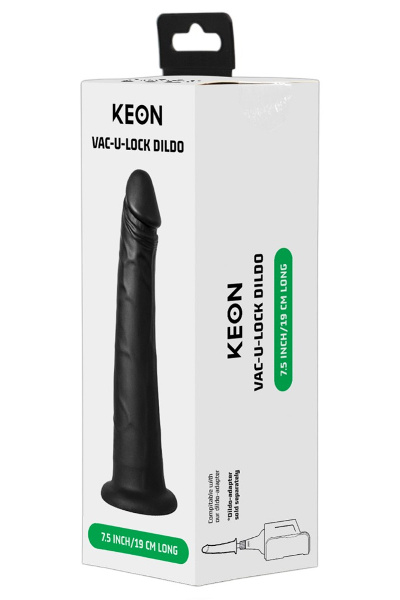 Kenon masturbator adapter 18 cm  vacuüm-vergrendelde dildo - afbeelding 2
