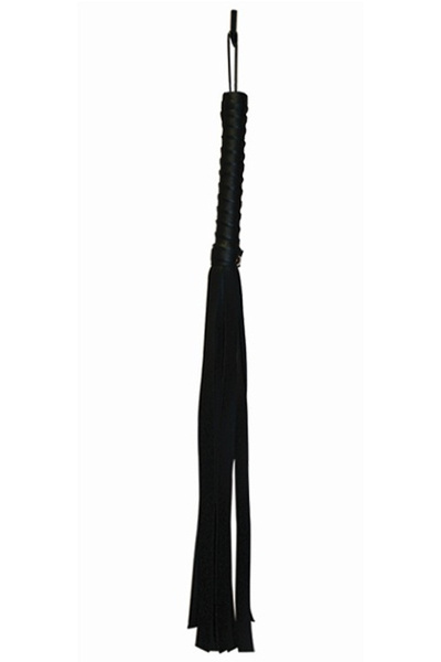 S&m - zwart imitatie leren flogger
