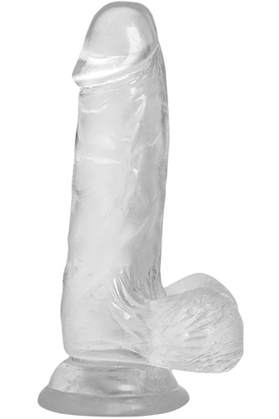 Addiction - crystal addiction 6 inch transparant dong