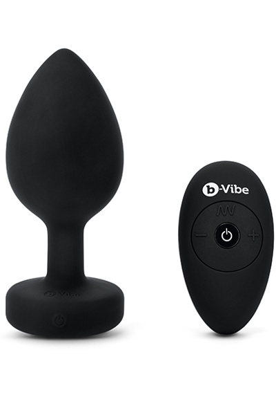 B-vibe - vibrerende juwelen plug xxl black