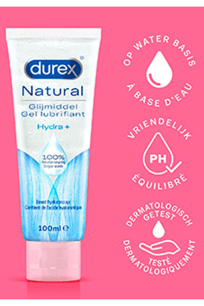 Durex - glijmiddel natural hydraterend 100 ml - afbeelding 2