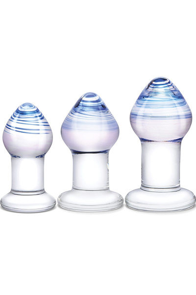 Glas - pleasure droplets anal training kit 3 pcs