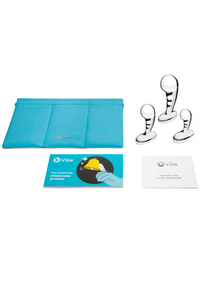 B-vibe - stainless steel p-spot training set - afbeelding 2