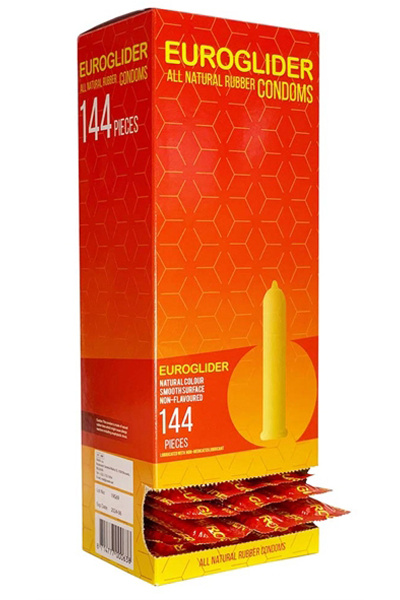 Euroglider condoom box 144x
