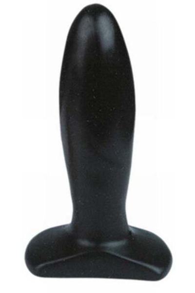 Buttplug zwart smal 8.5 cm x 3 cm