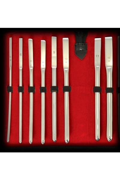 8 delige dilator set van roestvrij staal 5-12 mm