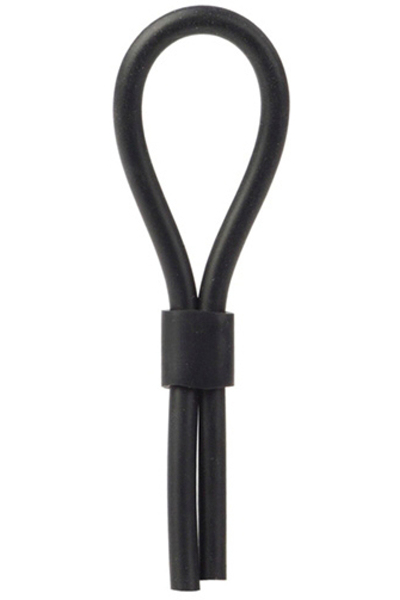 Siliconen stud lasso zwart