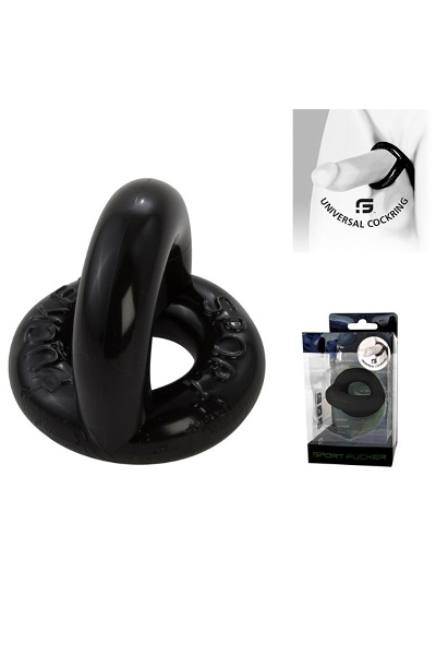 Universele TPR cockring zwart - afbeelding 2