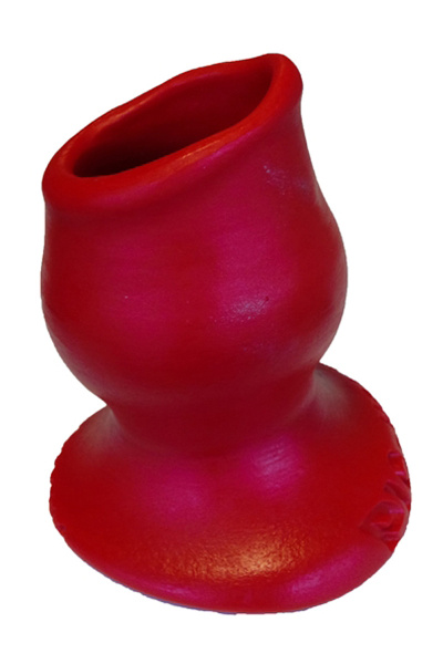 Siliconen pighole holle buttplug rood xxl
