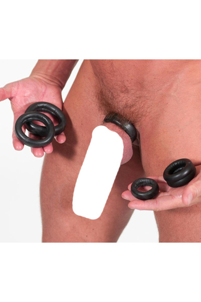 Neopreen cockring dun 50 mm  - afbeelding 2