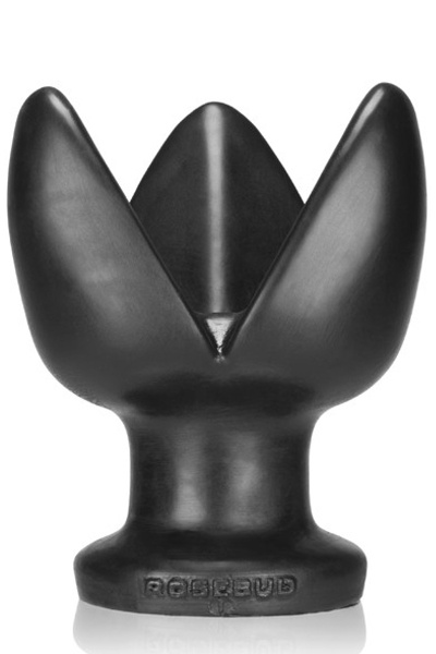 Oxballs rosebud 2 hole buttplug opener large zwart - afbeelding 2