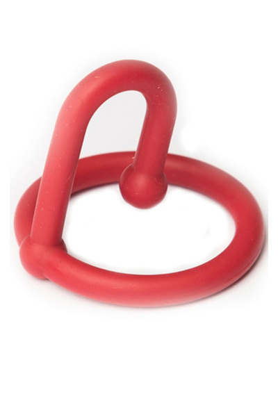 Silicone sperma stopper - rood