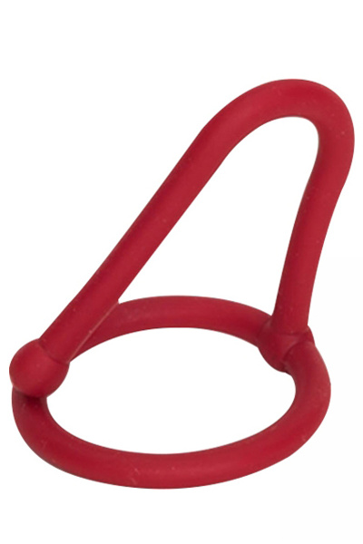 Siliconen cum stopper 20 - rood