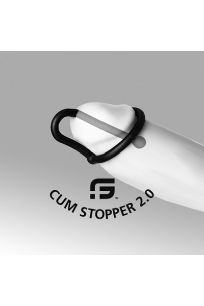 Siliconen cum stopper 20 - rood - afbeelding 2