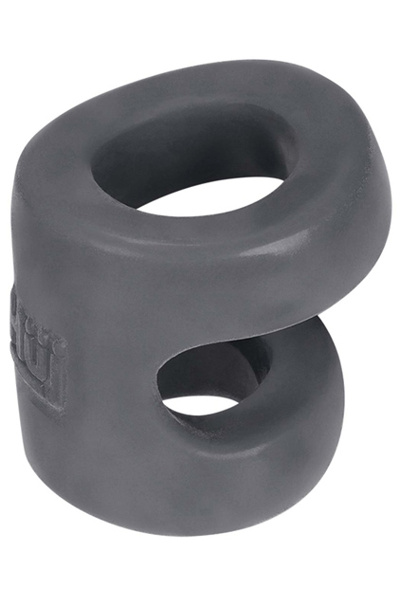 Hunkyjunk connect cock & ball tugger ring - steen