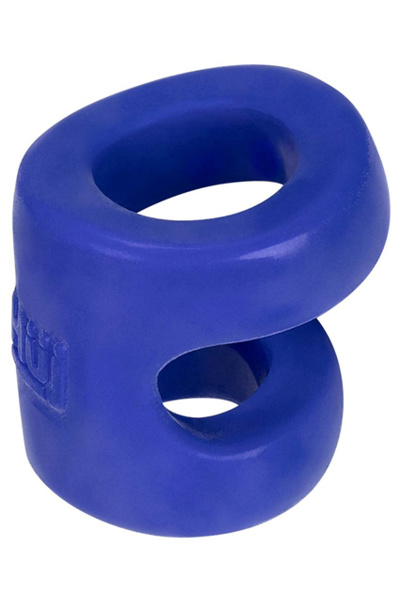 Hunkyjunk connect cock & ball tugger ring - kobalt