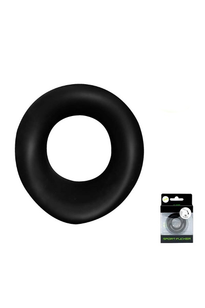 Sportfucker liquid silicone wedge cockring - zwart - afbeelding 2