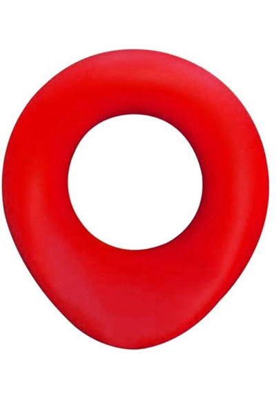 Sportfucker liquid silicone wedge cockring - rood