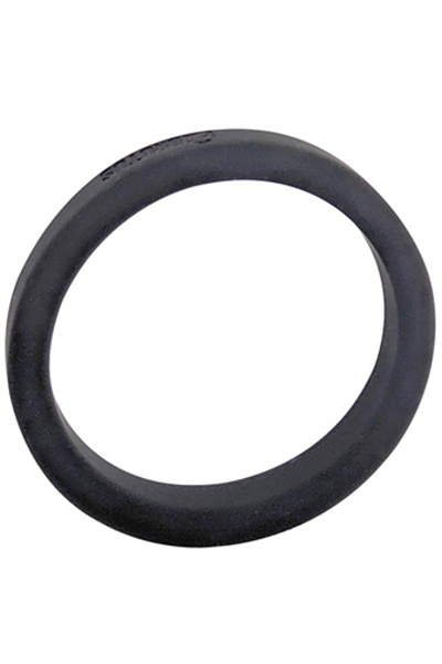 Flat slick silicone cock ring 45 mm black