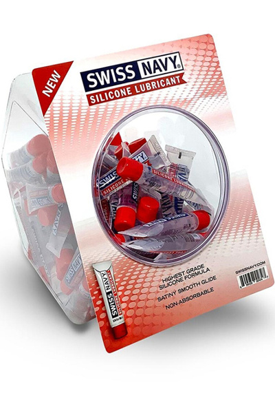 Swiss navy silicone lube 10 ml. bowl (50x)