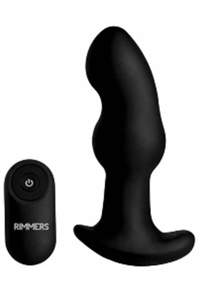 Gyro-i 10x kralen rimming buttplug met afstandsbediening