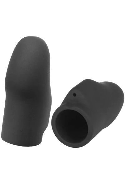 Electrastim explorer siliconen zwarte vinger sleeves