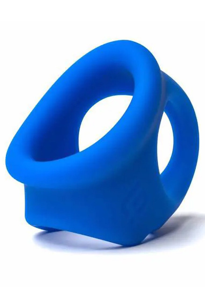 Sport fucker cock chute ball stretcher - blauw - afbeelding 2