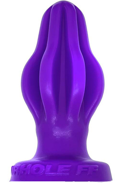Oxballs siliconen airhole-1 finned - small - buttplug - auburgine