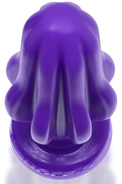 Oxballs siliconen airhole-1 finned - small - buttplug - auburgine - afbeelding 2