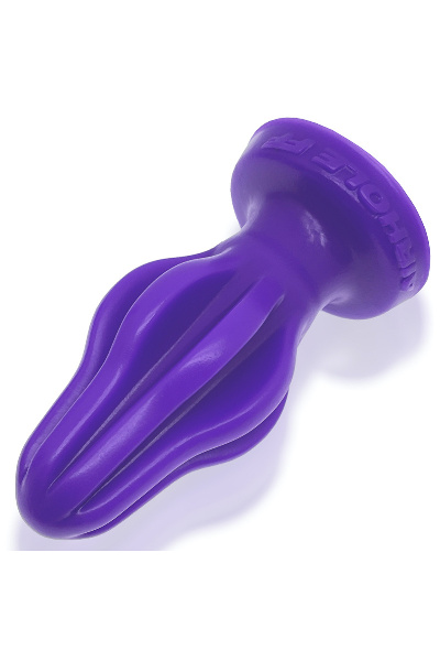 Oxballs siliconen airhole-ff finned buttplug - aubergine - afbeelding 2