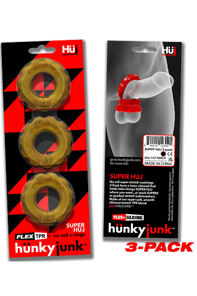 Hunkyjunk super huj 3 stuks - brons metallic - afbeelding 2